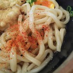 吉祥 - 今回私は七味をかけて食べました(2018.12.27)