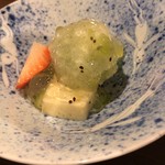 和創 雅 - デザートキウイとオオバのアイス