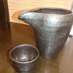 炭火焼鳥 鶏拓 - 熱燗大