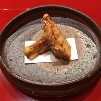 一心鮨 光洋 - 若筍の天ぷら(初物の筍を炊いて揚げて焼いたもの)