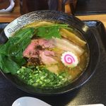 麺屋 頂 中川會 - 麺屋太陽(中川會の木曜営業)の限定麺「貝だし鶏だし中華そば」