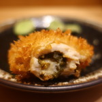 こころや - カキフライ断面アップ