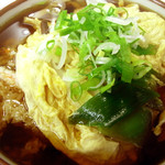 いずみ食堂 - エビ天とじ蕎麦