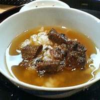日本料理 櫻川 - 穴子山椒煮のお茶漬け