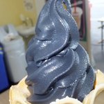 道の駅香春 - 石炭ソフトクリーム