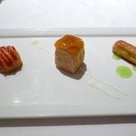 ラ・ロシェル - ラストデセールは、木イチゴのカスタードシューとカボチャのシューです