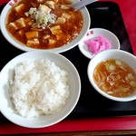 中華料理 紅華園 - 麻婆豆腐定食850円