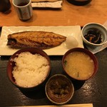 銀座ひかり - さば塩焼き定食（９５０円）