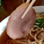 ラーメン 雅 - 【2018.12.28(金)】醤油ラーメン(大盛)・255gのチャーシュー