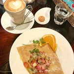 CAFE DROME - ビタミンのマリネクレープ&カフェラテ