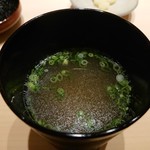 鮨 唐島 - 味噌汁