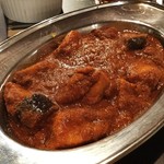 インド料理店グローリー&バー - ベンガンマサラ(ポテトとナス)・辛さ4倍