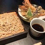 青山 川上庵 - 青山川上庵(天せいろ(上))