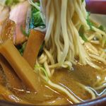 麺屋 高橋 - おさかな正油らーめんの麺