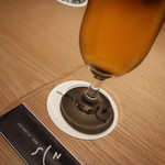 先斗焼 心 - 生ビール(プレミアムモルツ)
      ('2018.11月)