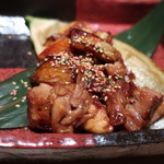 先斗焼 心 - 賀茂茄子の肉田楽
      ('2018.11月)