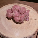 炭火兜ひつじ - 北海道産ラムのタン(値段失念)