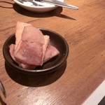 炭火兜ひつじ - ラムの脂