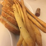 Ristorante Al Duello - パンもグリッシーニも自家製だそうです　グリッシーニがあんまり美味しいのでもらって帰りました
