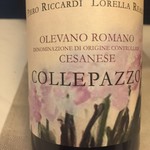 Ristorante Al Duello - Collepazzoです　ラツィオのチェザネーゼ100％です　美味しくて2本飲んじゃいました（笑）