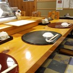 八千代　寿し鐡 - カウンター席