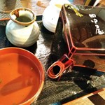 Soba Dokoro Tanakaya - 蕎麦湯はサラサラ釜湯