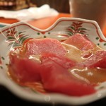 傳 - 鯛と真鯛お茶漬け膳1100円