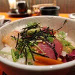 傳 - 鯛と真鯛お茶漬け膳1100円