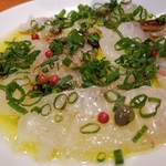 麺屋 六感堂 - 真鯛のカルパッチョ