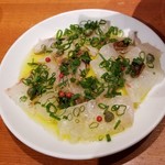 麺屋 六感堂 - 真鯛のカルパッチョ