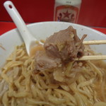 ラーメン二郎 - ビールがすすむ