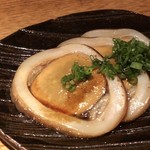 大どころ - ◆スルメイカの沖漬け・・肝と共に頂きますが、ルイベ状にされていてとても美味しい。 これはクセになりそうな・・