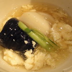 蕪と茄子の京都湯葉餡かけ