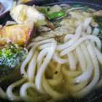 ひなたうどん - この野菜天にハマってます。味わい深いうどんです。