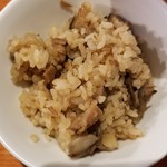 麺屋 六感堂 - 焼豚と舞茸の炊き込みご飯（チャコ飯）