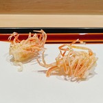 てんぷら 近藤 - 車海老・頭部