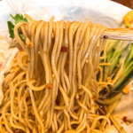 ラーメン･餃子 ハナウタ - 【2018年07月】冷やし中華(辛い)＠800円、マゼマゼして頂きます。