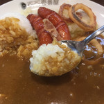 カレーハウス ＣｏＣｏ壱番屋 - 白ご飯っぽいんですけどカリフラワーです