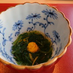 料理屋 植むら - 菊菜と菊華のおひたし