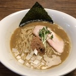 東京ラーメン 射心 - 濃厚魚介白湯ラーメン、麺大盛り