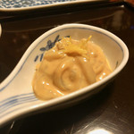 鳥田中 - イカの塩辛、イカ味噌の香りがとっても美味しい