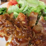 ブラウンオニオンカレーファクトリー - ・「ポークジンジャー(\1380)」のアップ。