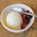 ブラウンオニオンカレーファクトリー - 食後のデザート。