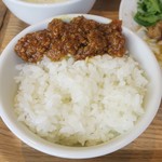 ブラウンオニオンカレーファクトリー - ・「ポークジンジャー(\1380)」のおかわりカレー。