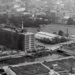 うおとみ - 昔の横浜市庁舎と平和球場