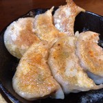 僕と餃子の金曜日 餃子バル - 3種の超あらびき肉餃子 (6ヶ) ¥350+tax