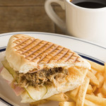 1/2 Cubano (Cuban Sandwiches) with fries and drink