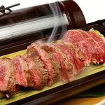 Smoked seared roast Nagano beef