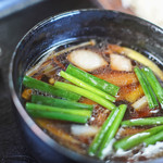 ひびき庵 - "鴨蒸籠（かもせいらう）"、鴨汁（かもじる）、靑蔥（あをねぎ）