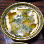 とんかつ・しい名 - 味噌汁